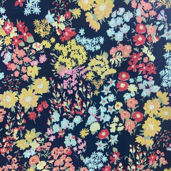 Madewell Dolman-Sleeve Ruffle-Hem Midi Dress in Flower Garden Summer - Picture 10 of 10